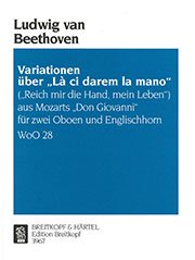 ドン・ジョヴァンニの「お手をどうぞ」の主題による変奏曲（木管3重奏）／Variations on La Ci Darem La Mano