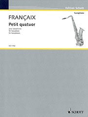 サクソフォーン4重奏曲（サックス4重奏）／Petit Quatuor pour Saxophones