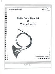 若いホルン奏者のための組曲（ホルン4重奏）／Suite for a Quartet of Young Horns