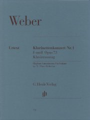 クラリネット協奏曲 第1番 ヘ短調 作品73（Cl.ソロ）／Clarinet Concerto No.1 in F minor (Piano Reduction Op.73)