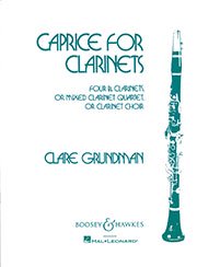 クラリネットのためのカプリス（クラリネット4重奏）／Caprice for Clarinets