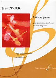 グラーヴェとプレスト（サックス4重奏）／Grave et Presto