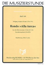 トルコ行進曲（サックス5重奏）／Rondo alla Turca