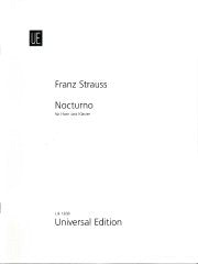 ノクターン 作品7（Hrn.ソロ）／Nocturno (for Horn and Piano Op. 7)