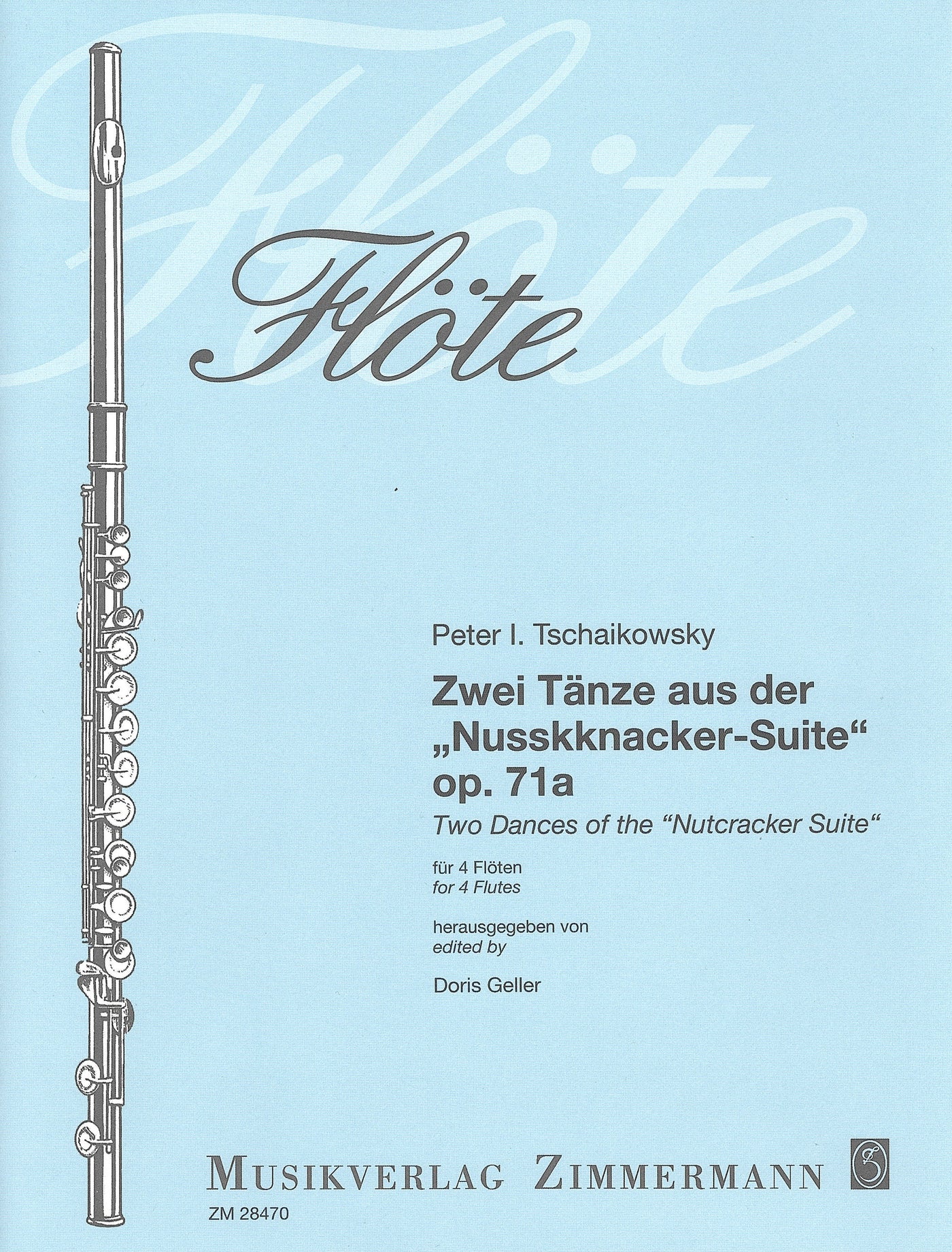 葦笛の踊り、金平糖の踊り（「くるみ割り人形」より）（フルート4重奏）／Two Dances (The Nutcracker Suite Op. 71a)