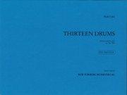 Thirteen Drums (for Percussion Solo Op. 66)／サーティーン・ドラムス 作品66（Perc.ソロ）