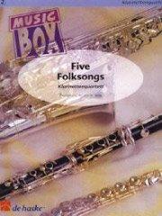 Five Folksongs (klarinettenquartett)／5つの民謡（クラリネット4重奏）