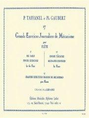 Taffanel & Gaubert : 17 Grands Exercices Journaliers（Fl.）／タファネル&ゴーベール：17のメカニズム日課大練習