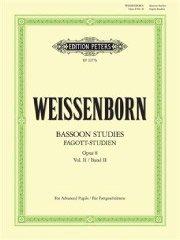 Julius Weissenborn : Studies Op. 8 Vol. 2（Bsn.）／ワイセンボーン：練習曲 作品8 第2巻