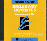 [CD] Broadway Favorites - Accompaniment CD／ブロードウェイ名曲集－伴奏音源CD