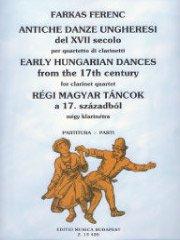 Early Hungarian Dances from the 17th century／１７世紀の古いハンガリー舞曲（クラリネット4重奏）