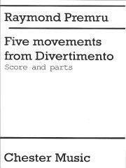Five Movements from Divertimento／ディヴェルティメントからの5つの楽章（金管10重奏）